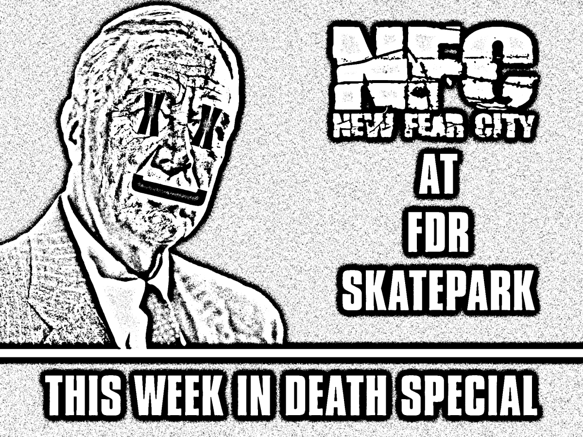 This Week in Death Special: New Fear City Drops Into FDR Skatepark for MurderMania Killadelphia